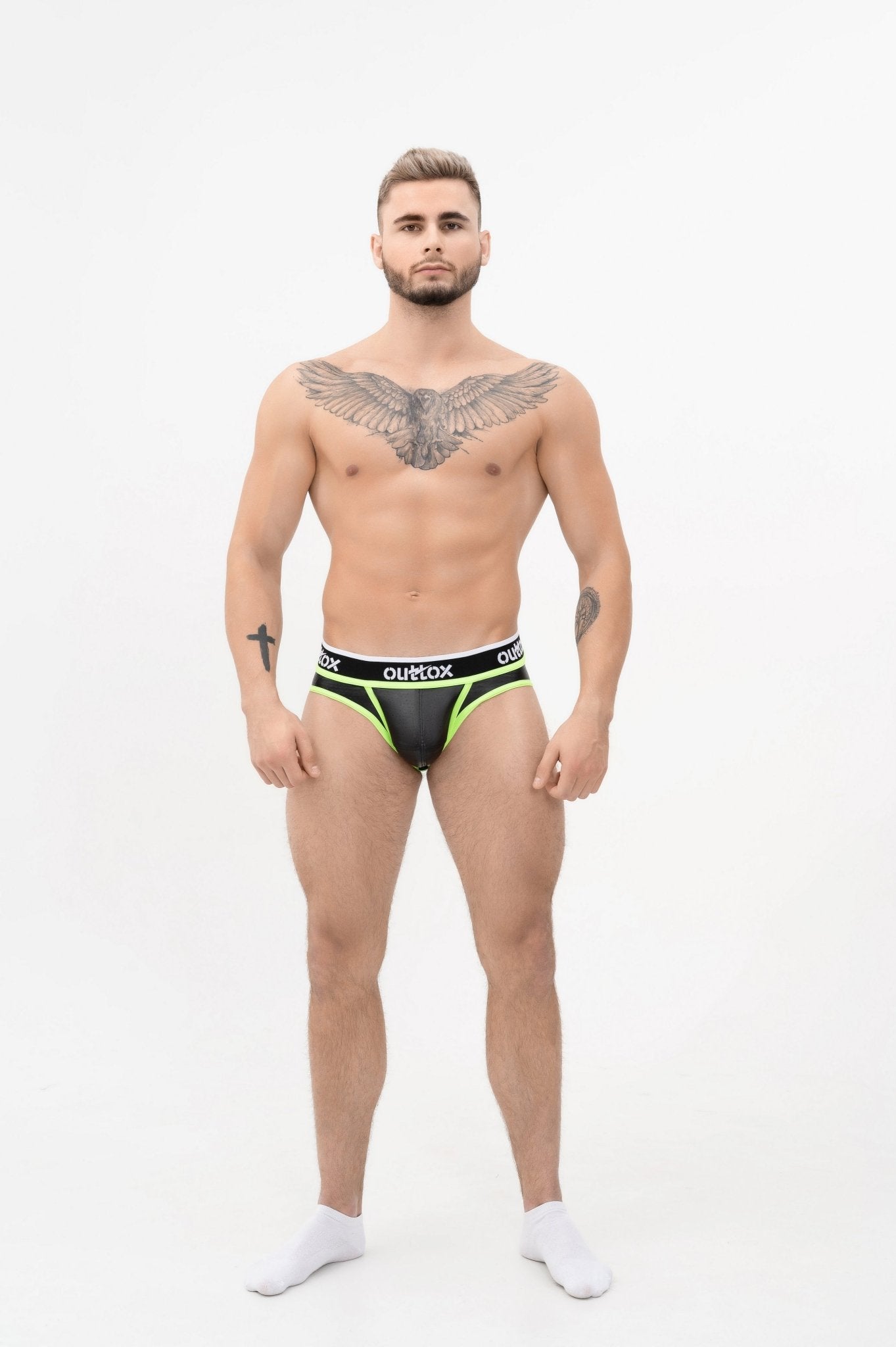 Outtox Open Rear Brief with Snap Codpiece - Jockstraps.com