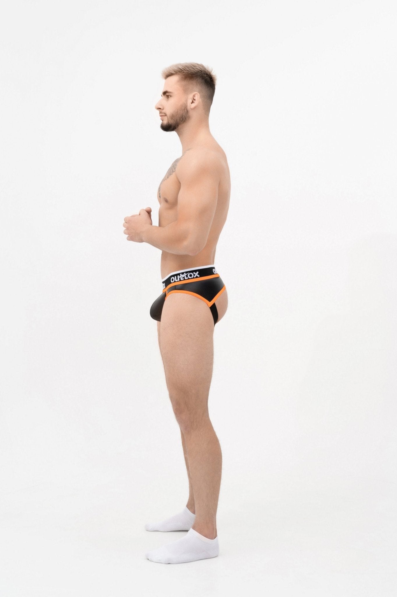 Outtox Open Rear Brief with Snap Codpiece - Jockstraps.com