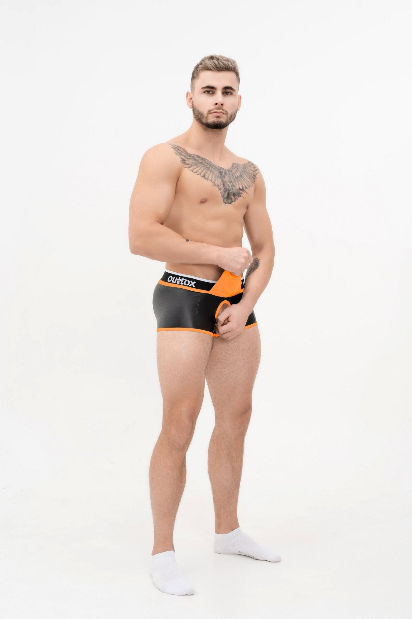 Outtox Open Rear Trunks with Snap Piece - Jockstraps.com