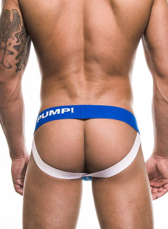 PUMP! Blue Cotton Jockstrap PUMP!