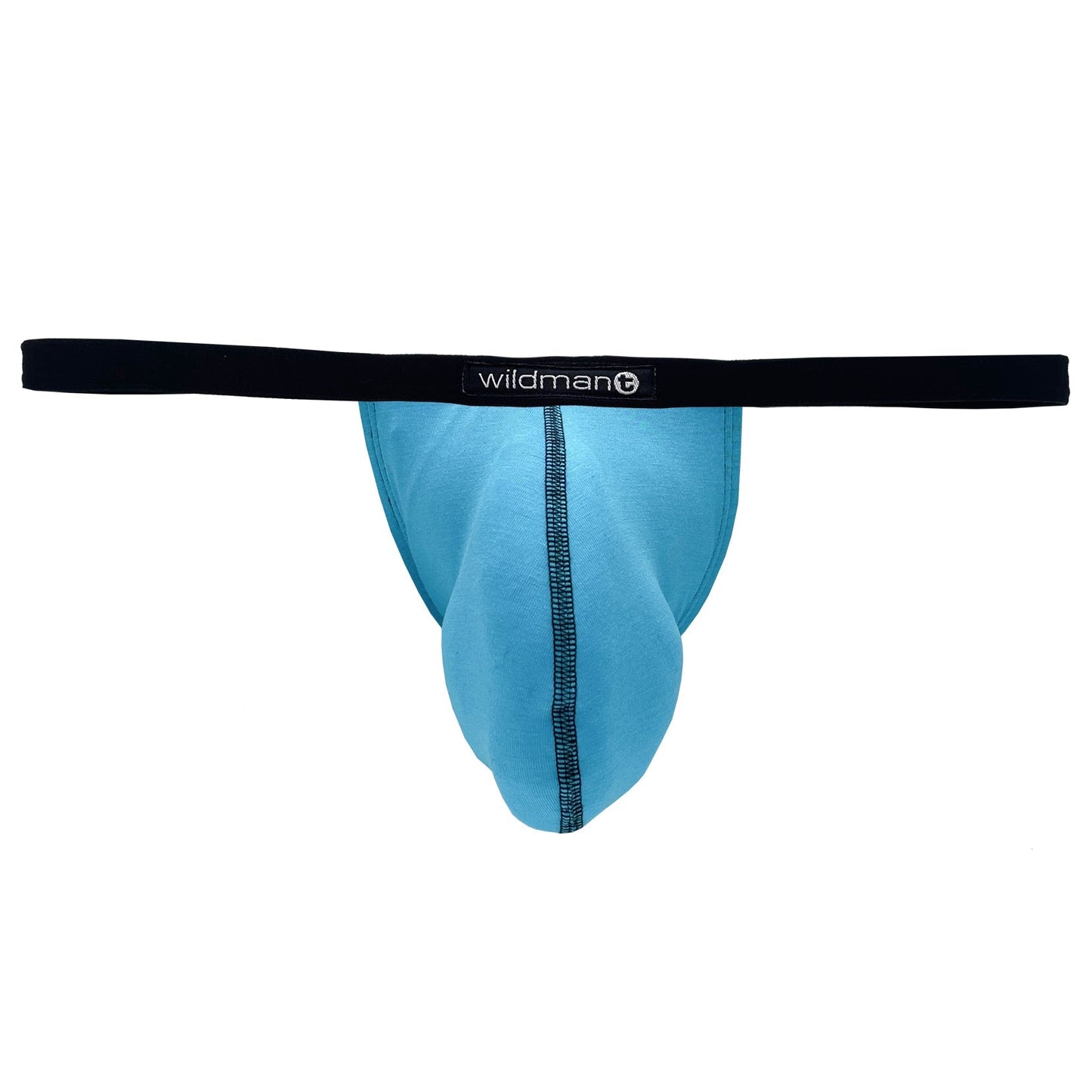 WildmanT Modal Micro Thong Big Boy Pouch Baby Blue - Jockstraps.com