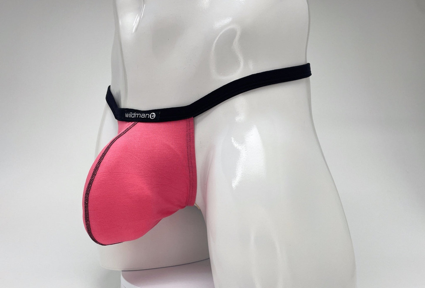 WildmanT Modal Micro Thong Big Boy Pouch Pink - Jockstraps.com