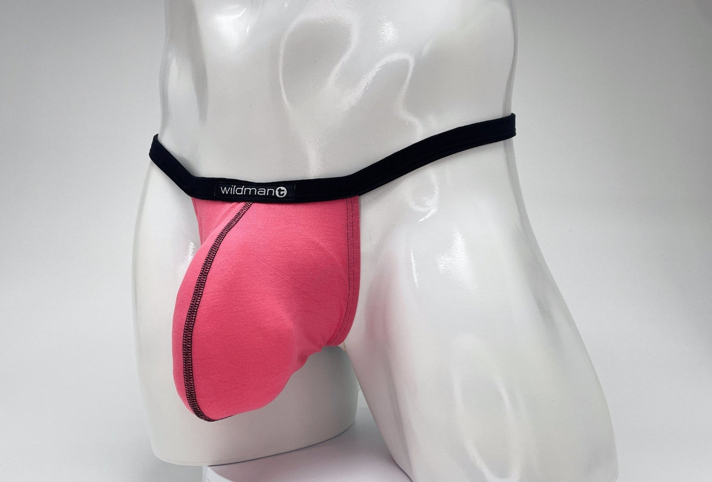 WildmanT Modal Micro Thong Big Boy Pouch Pink - Jockstraps.com