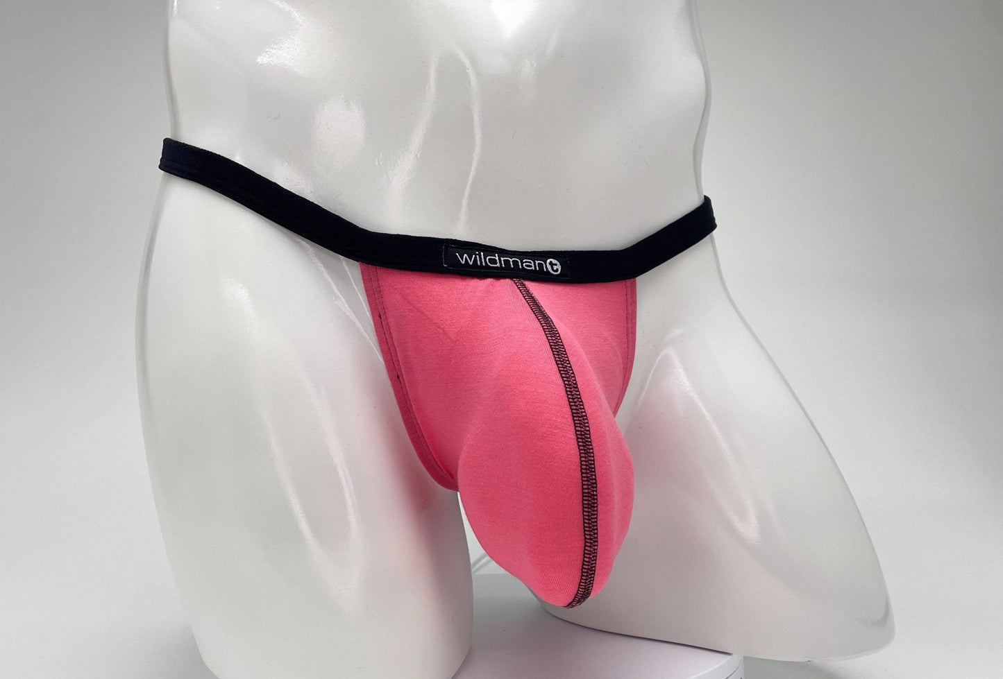 WildmanT Modal Micro Thong Big Boy Pouch Pink - Jockstraps.com