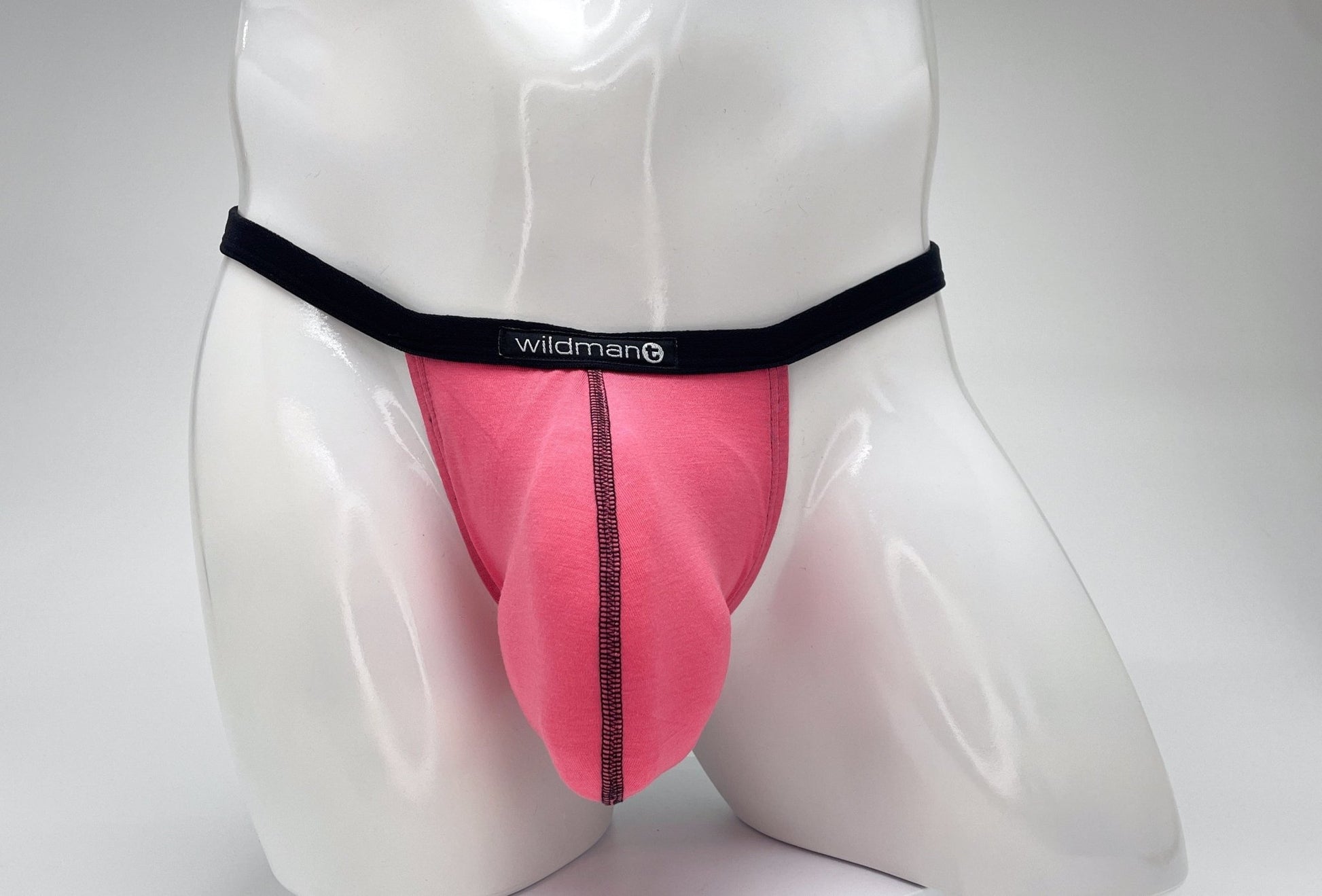 WildmanT Modal Micro Thong Big Boy Pouch Pink - Jockstraps.com