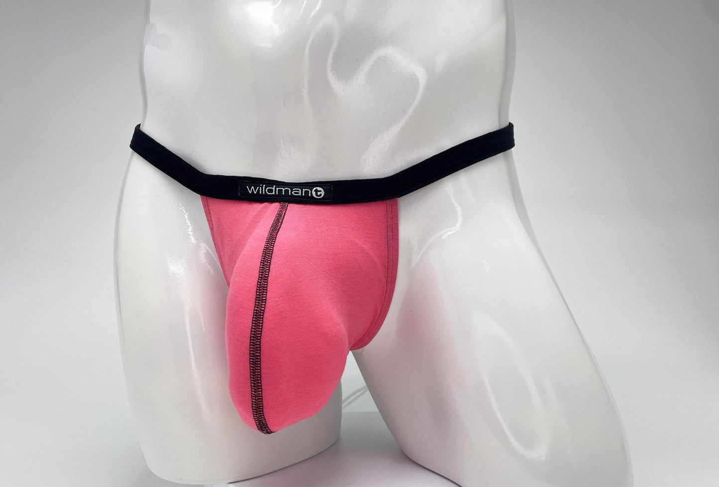 WildmanT Modal Micro Thong Big Boy Pouch Pink - Jockstraps.com