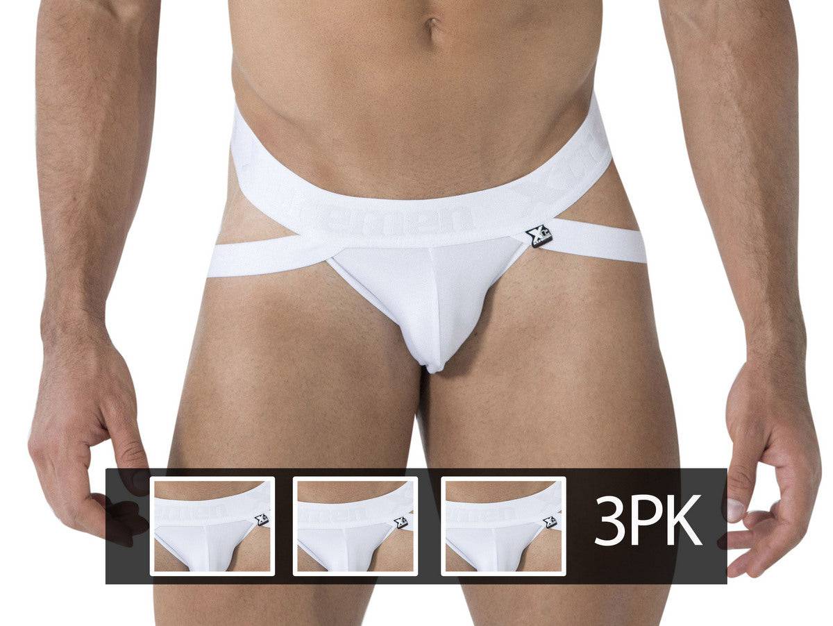 Xtremen 3-Pack Double-Strap Jockstraps - Jockstraps.com