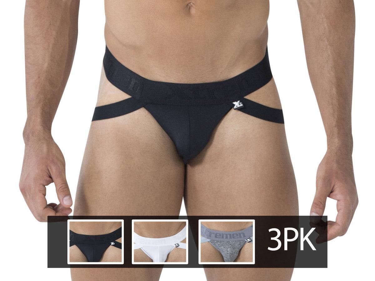 Xtremen 3-Pack Double-Strap Jockstraps - Jockstraps.com