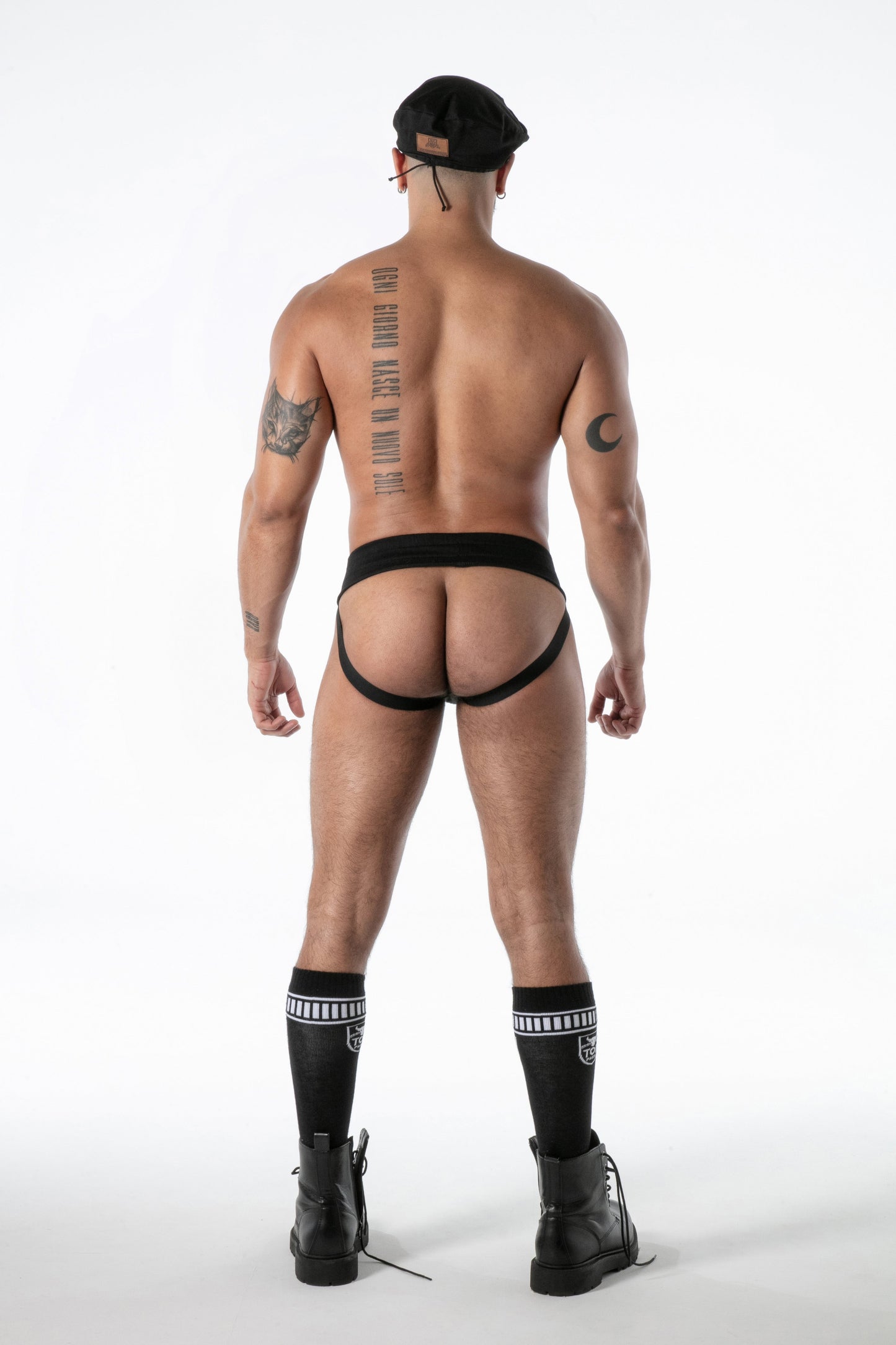 TOF Raw Denim Jockstrap