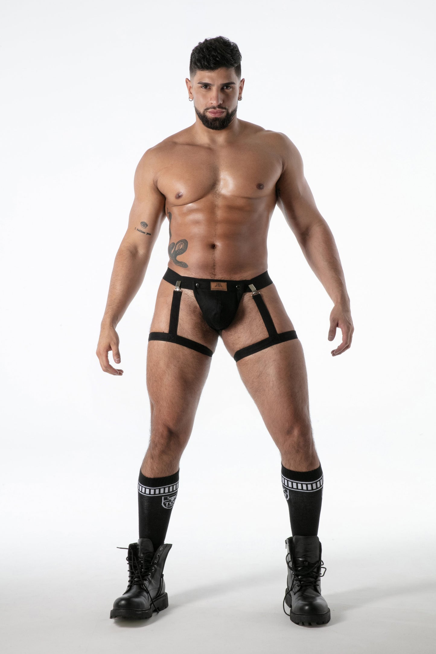 TOF Raw Denim Leg Harness