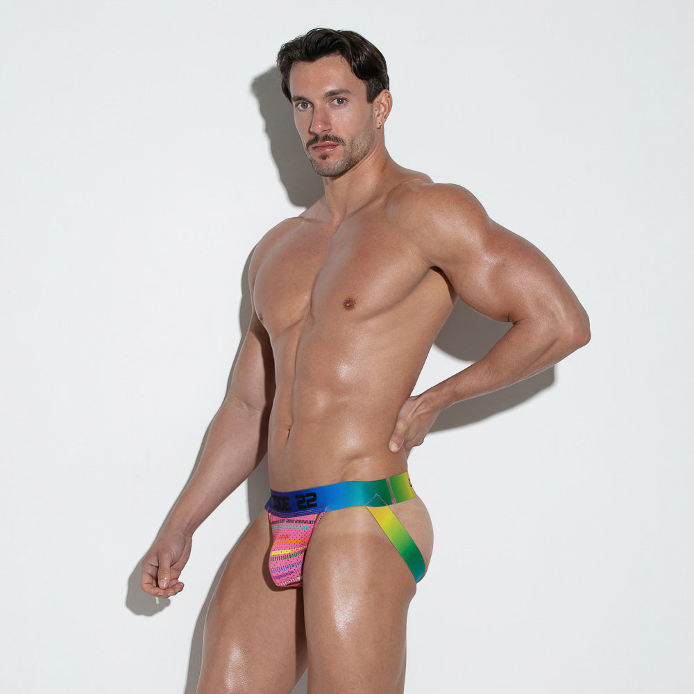 Code 22 Pride Mesh Jockstrap