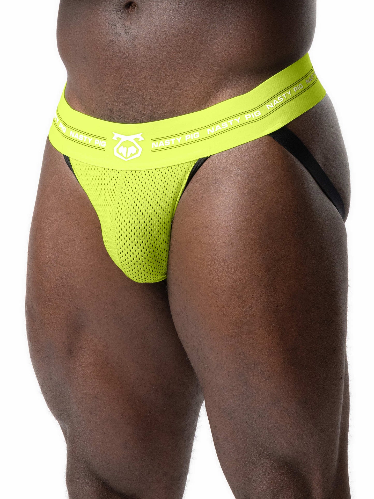 Nasty Pig Core Mesh Jockstrap in Acid Lime