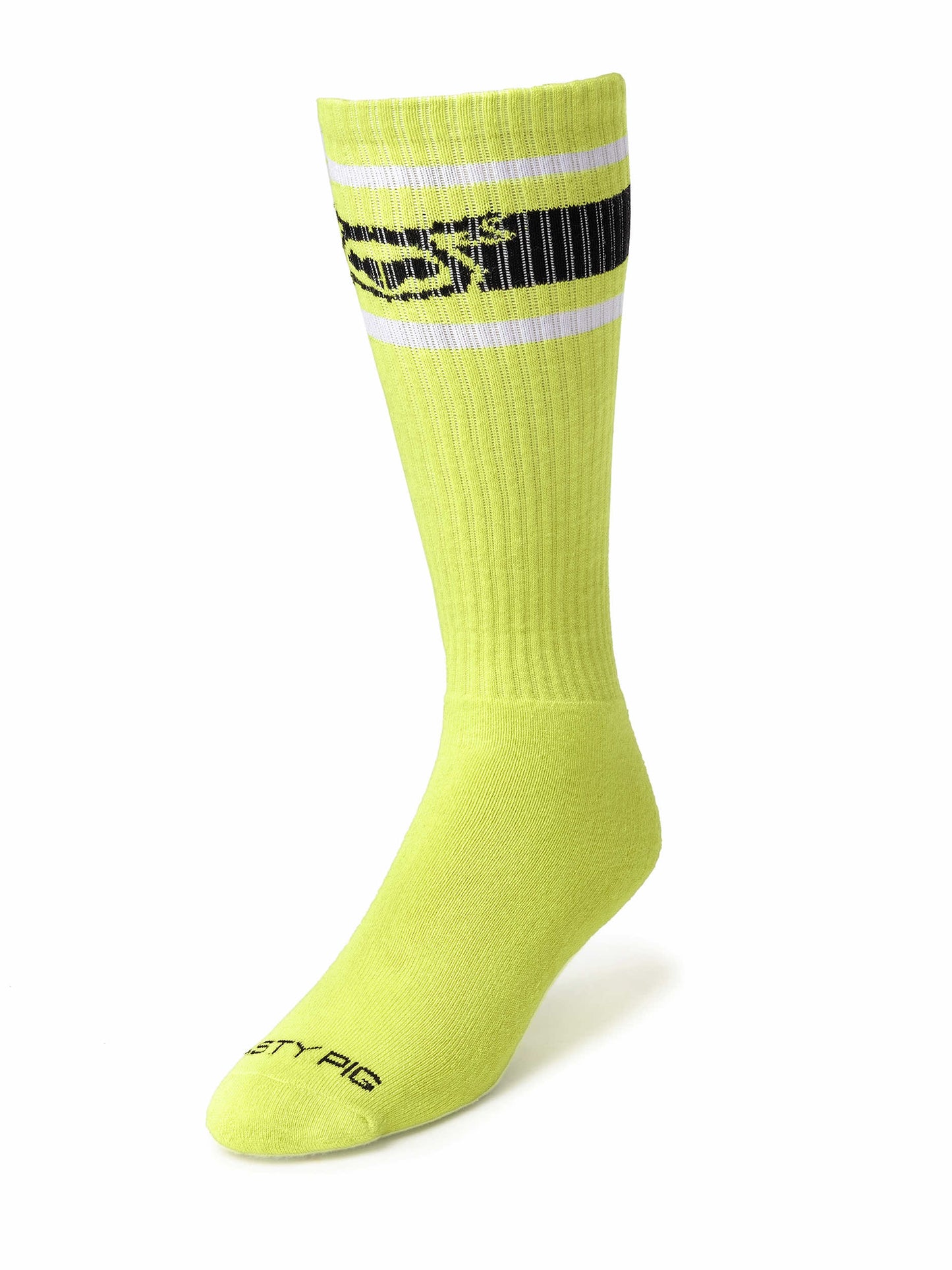 Nasty Pig Hook'd Up Sport Sock in Acid Lime