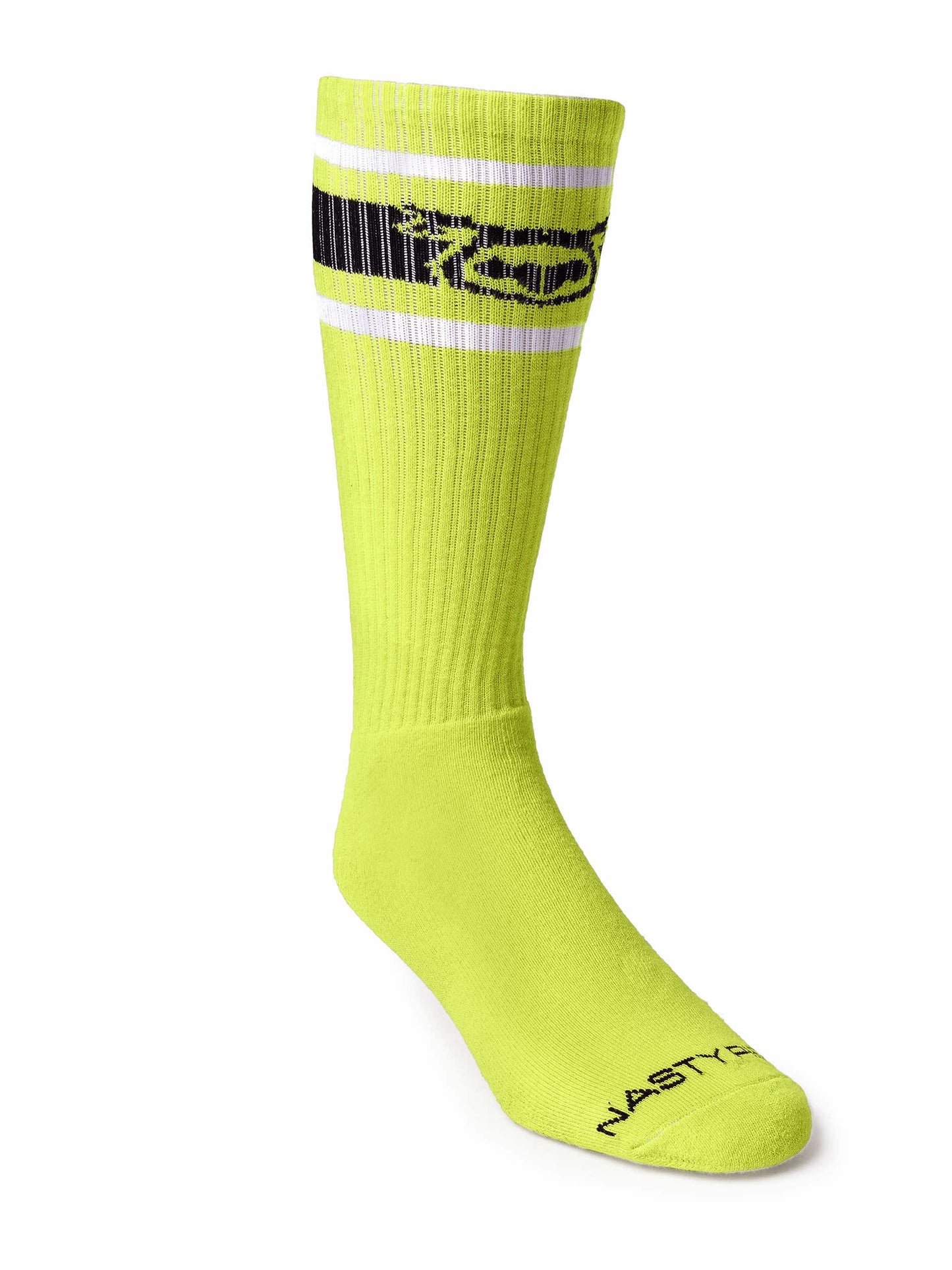 Nasty Pig Hook'd Up Sport Sock in Acid Lime