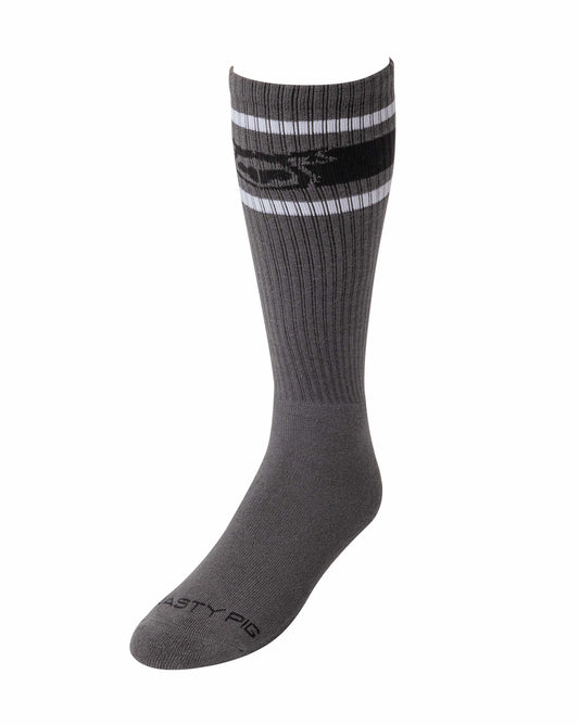 Nasty Pig Hook'd Up Sport Sock in Charcoal Grey