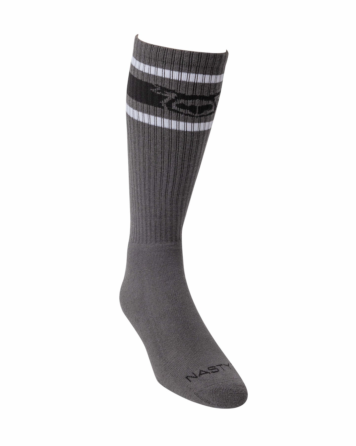 Nasty Pig Hook'd Up Sport Sock in Charcoal Grey