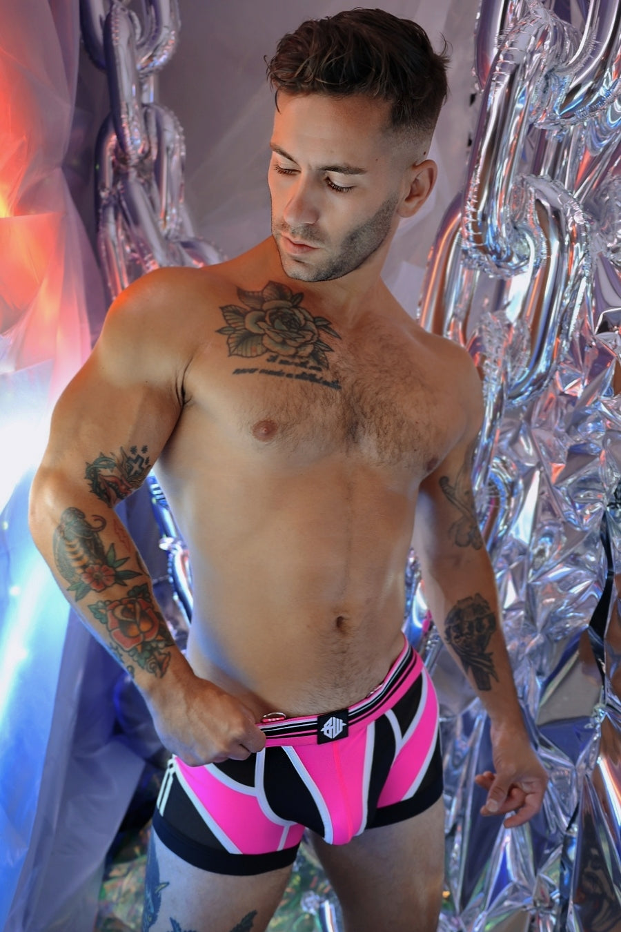 Breedwell Circuit Breaker Boxer Brief in Pink