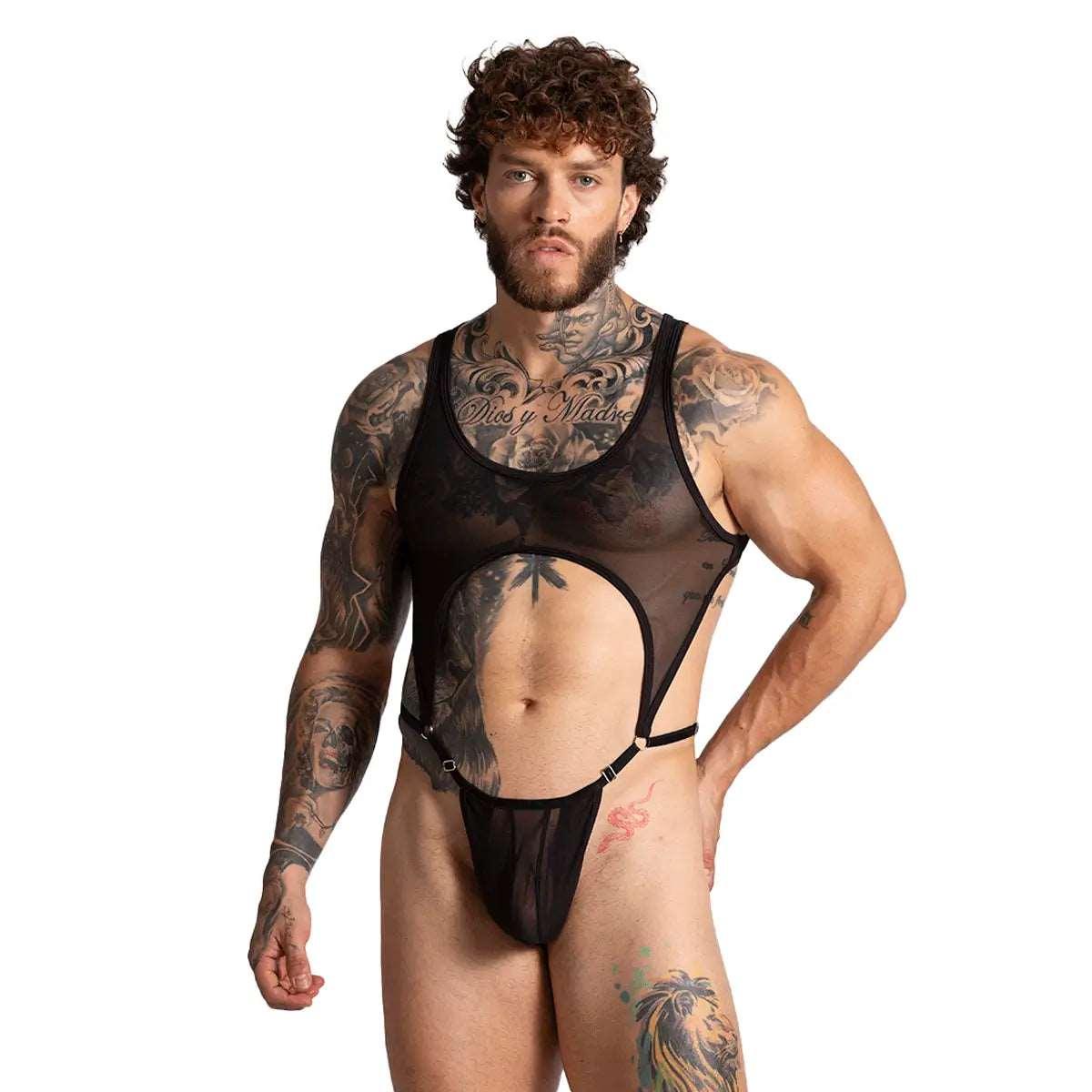 GIGO See-Through Mesh Bahia Body Suit