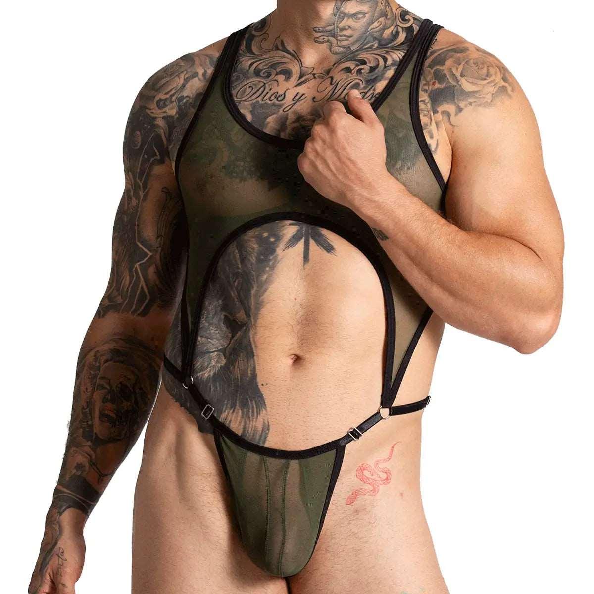 GIGO See-Through Mesh Bahia Body Suit