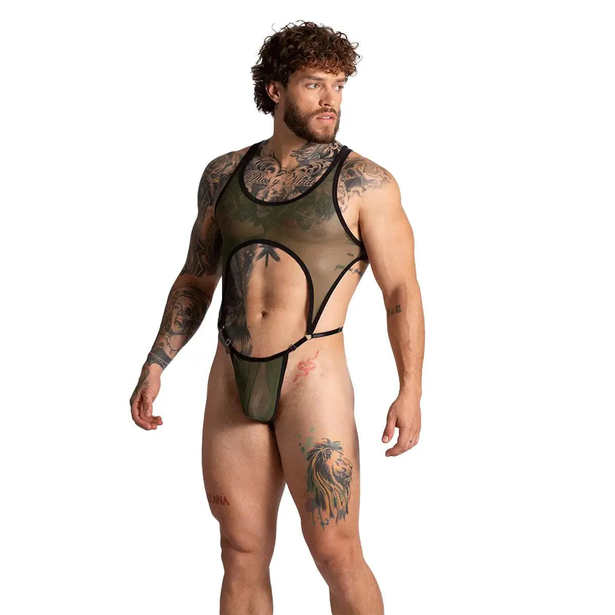 GIGO See-Through Mesh Bahia Body Suit