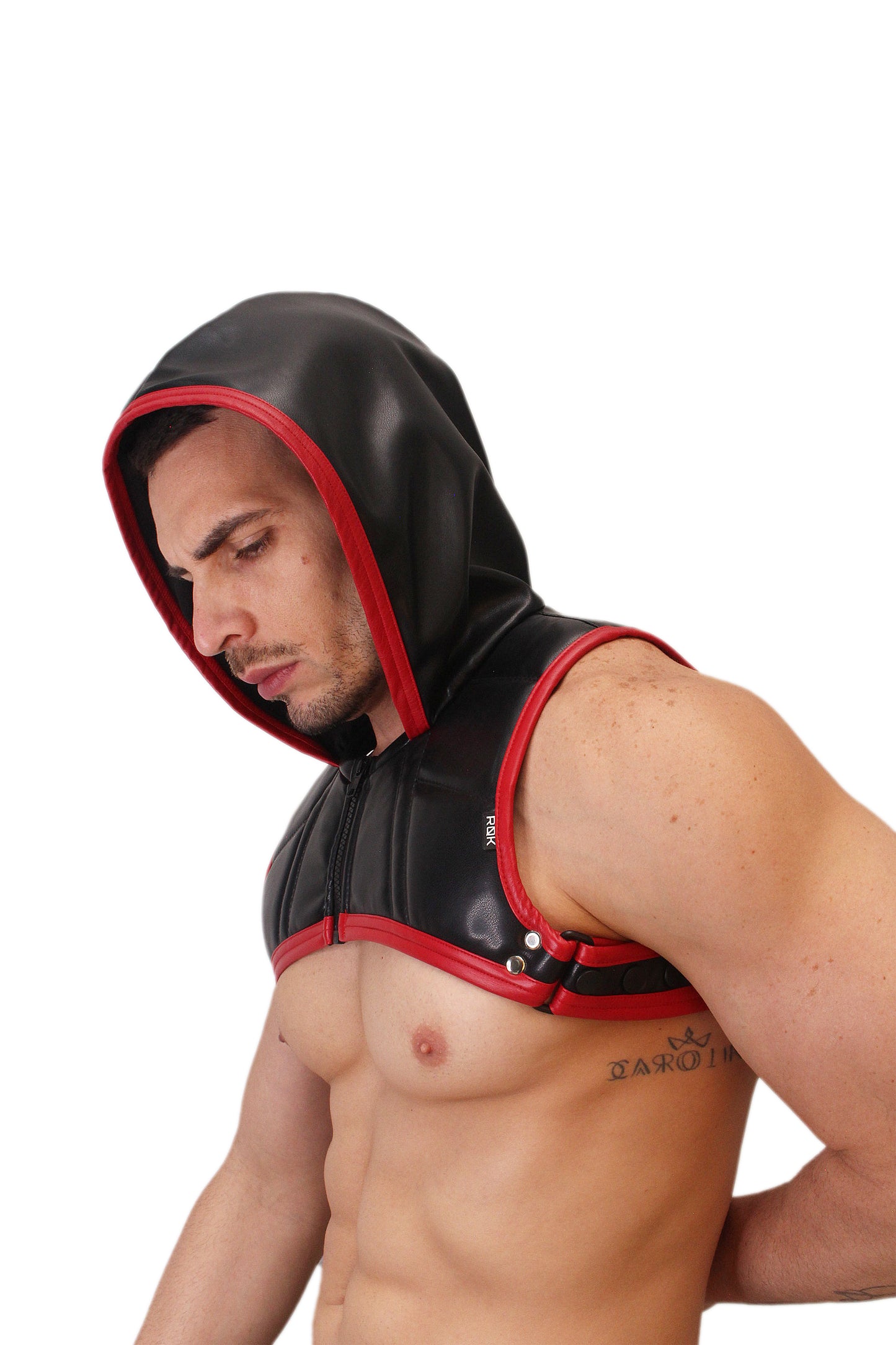 RØK Biker SWAT Hooded Crop Top Harness