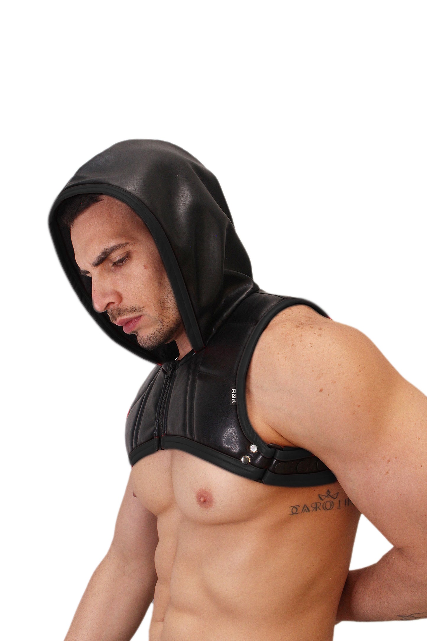 RØK Biker SWAT Hooded Crop Top Harness