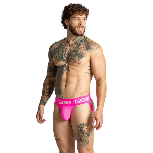 GIGO Colors Textured Jockstrap with pouch boost