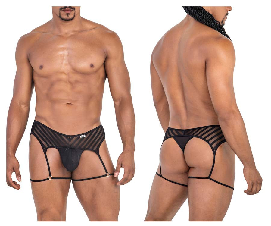 CandyMan 99792 Mesh Garter Thong