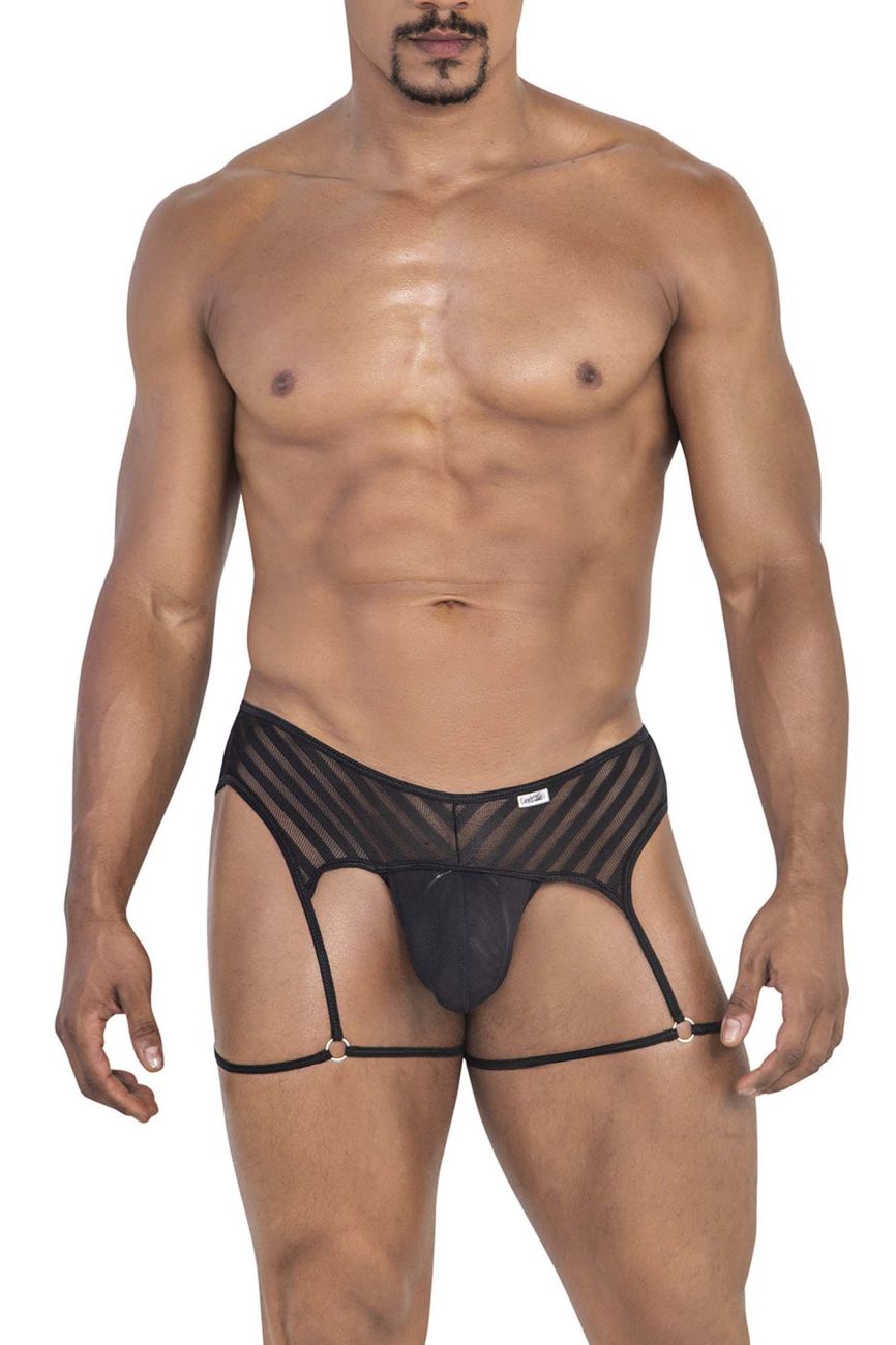 CandyMan 99792 Mesh Garter Thong