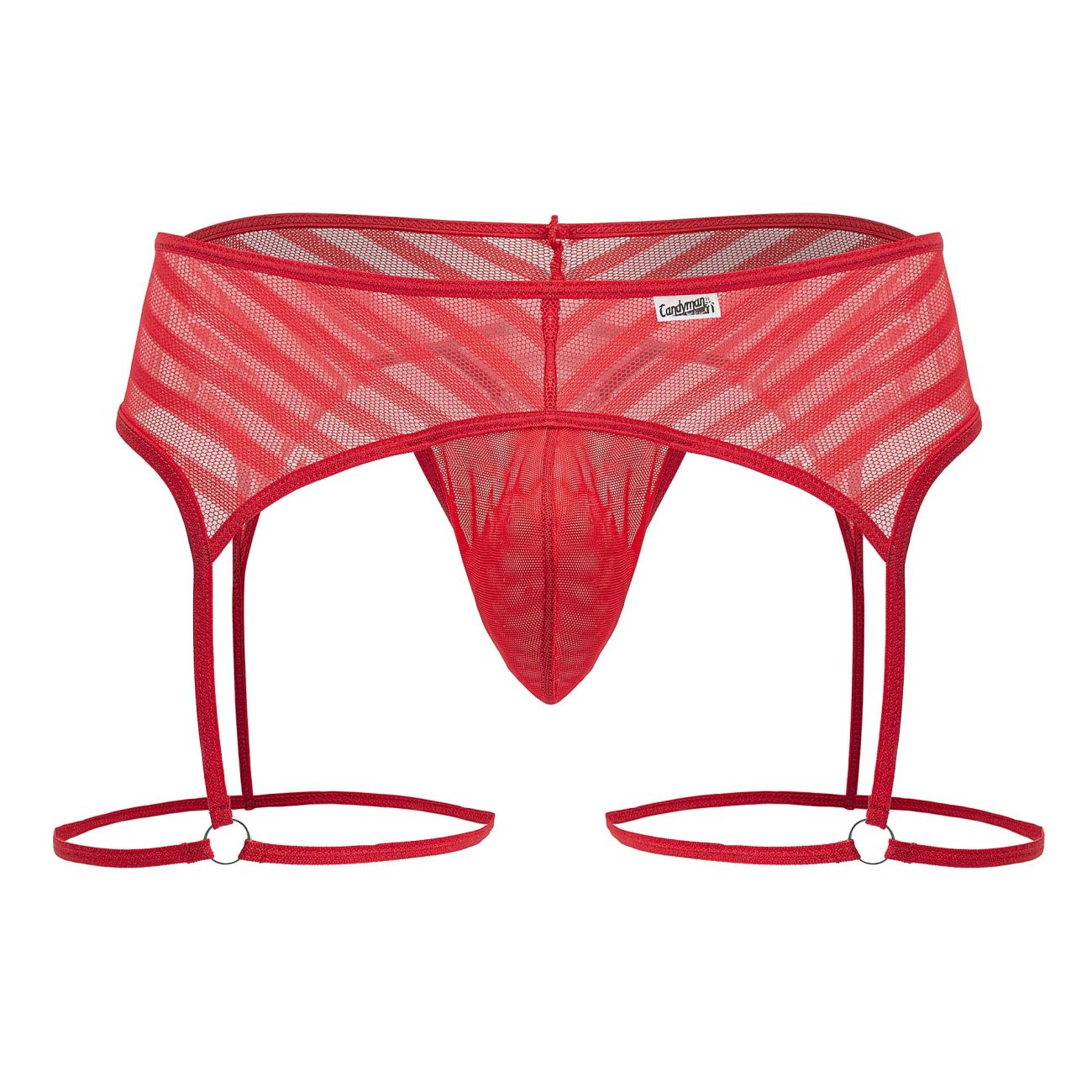 CandyMan 99792 Mesh Garter Thong