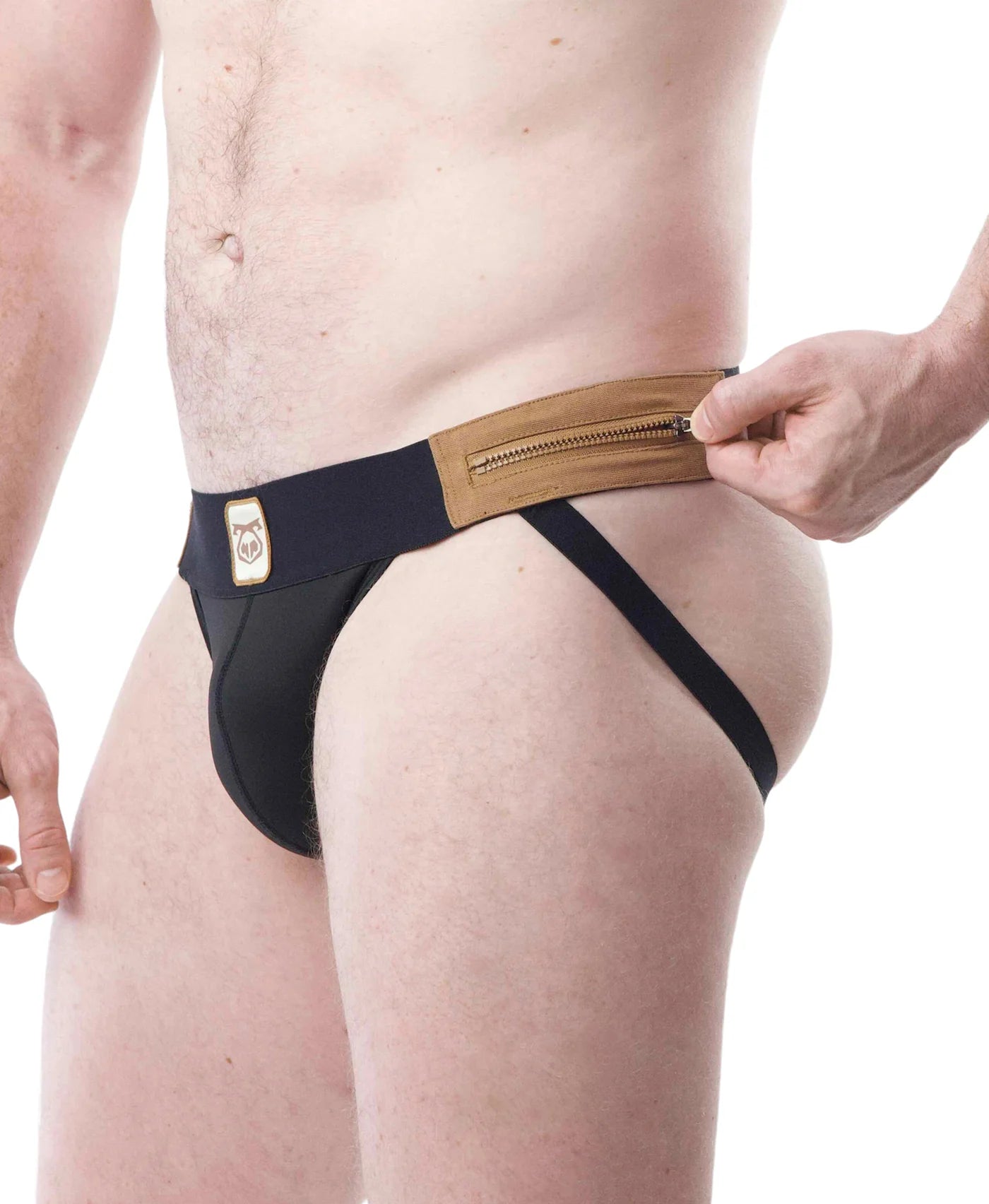 Nasty Pig Forge Jockstrap in Black/Coconut