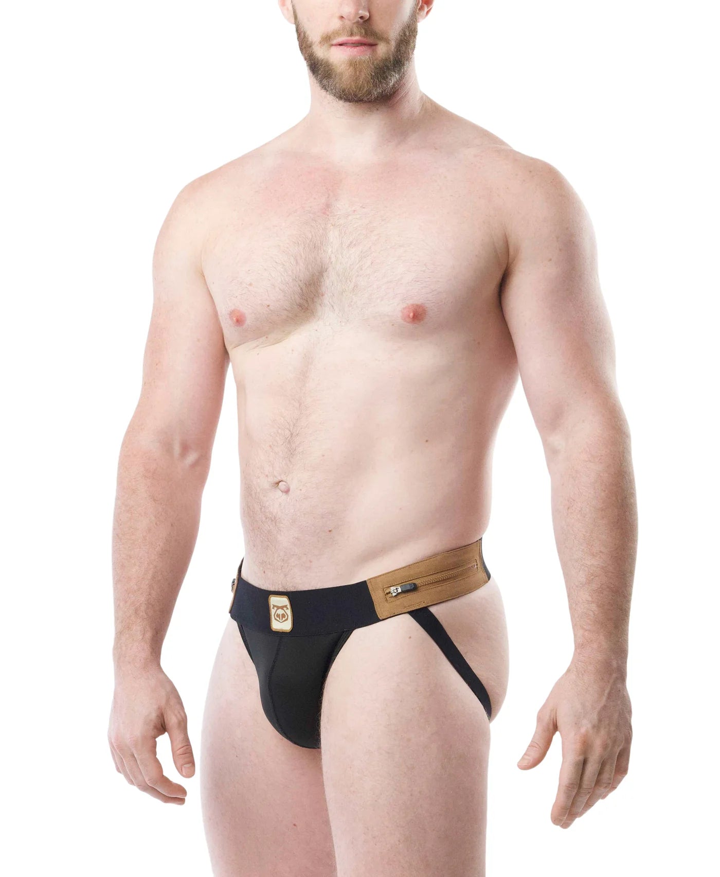 Nasty Pig Forge Jockstrap in Black/Coconut