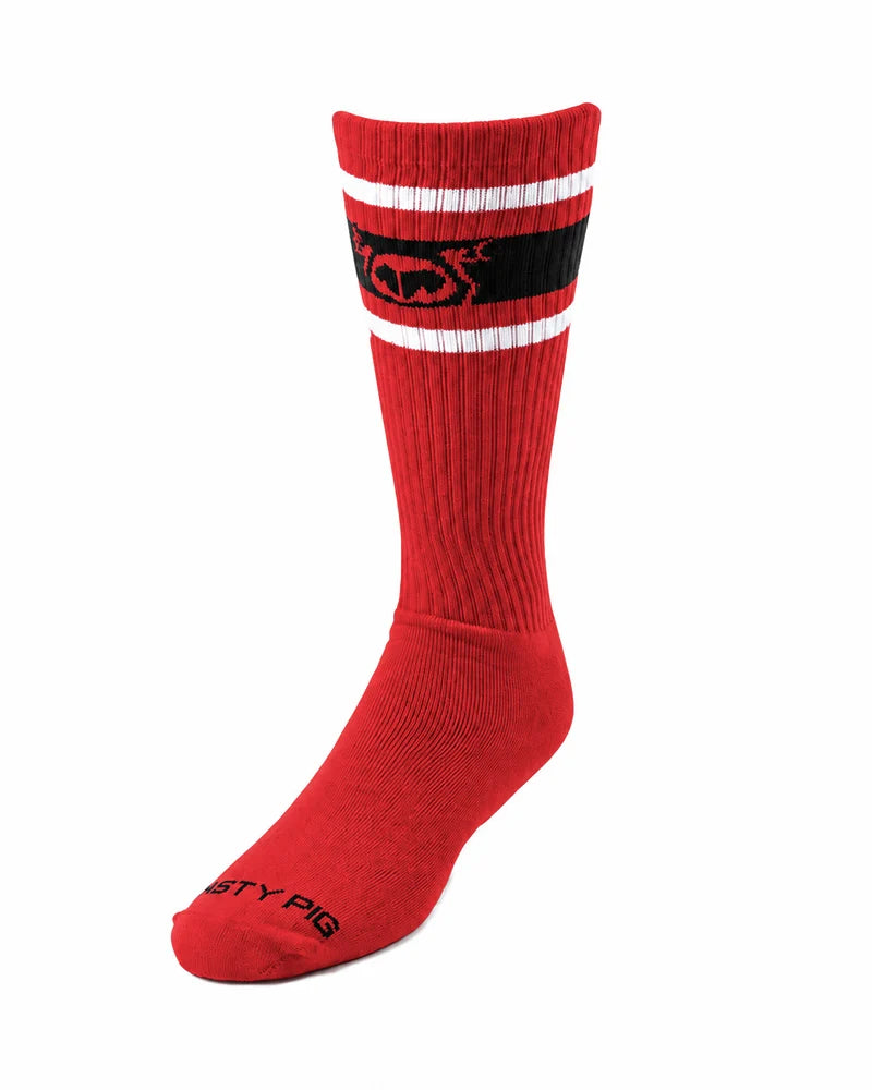 Nasty Pig Hook'd Up Sport Sock 3.0 - System Red/Black/White