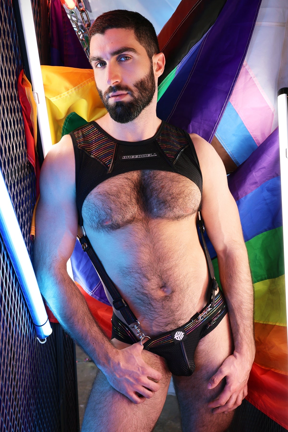 Breedwell Icon Pride Tank Harness (no underwear)