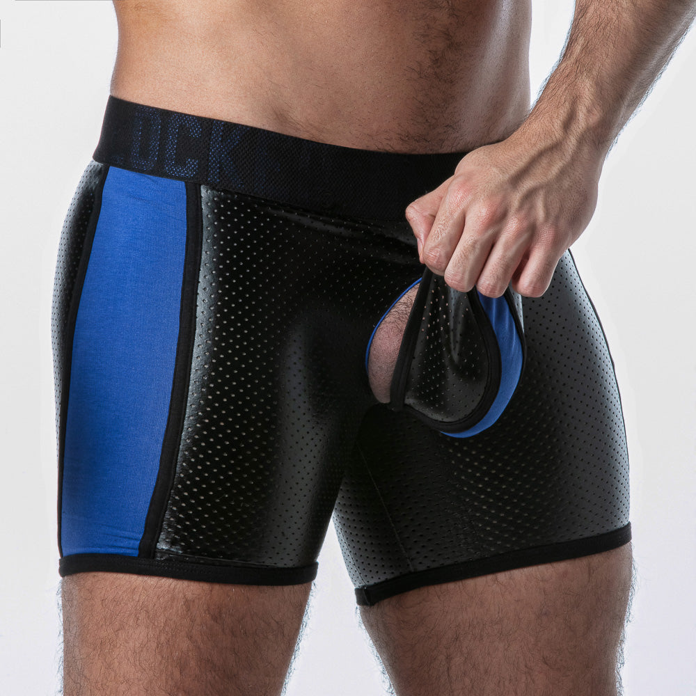 Locker Gear Punch Hole Boxer Brief with Detachable Pouch LK0128