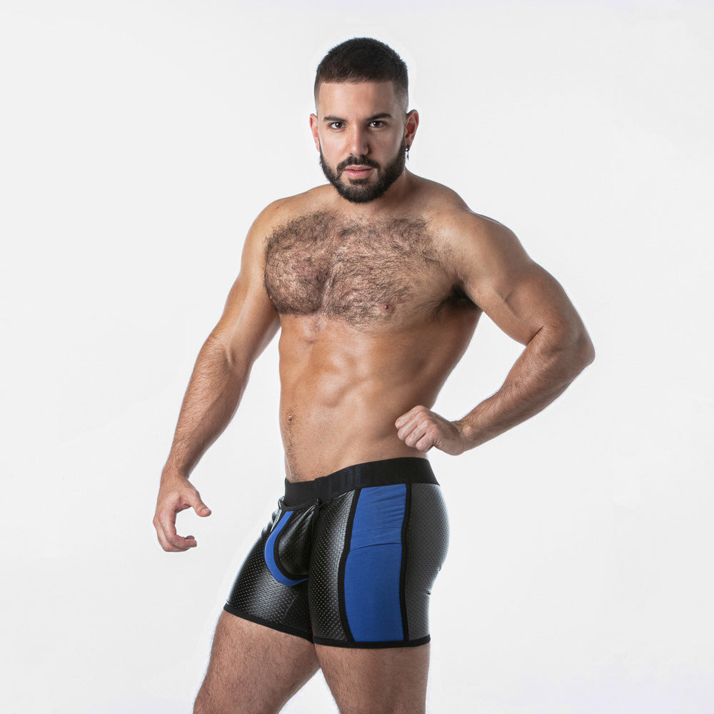 Locker Gear Punch Hole Boxer Brief with Detachable Pouch LK0128