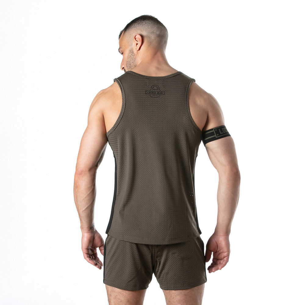 Locker Gear Sport Mesh Tank Top with Arm Band