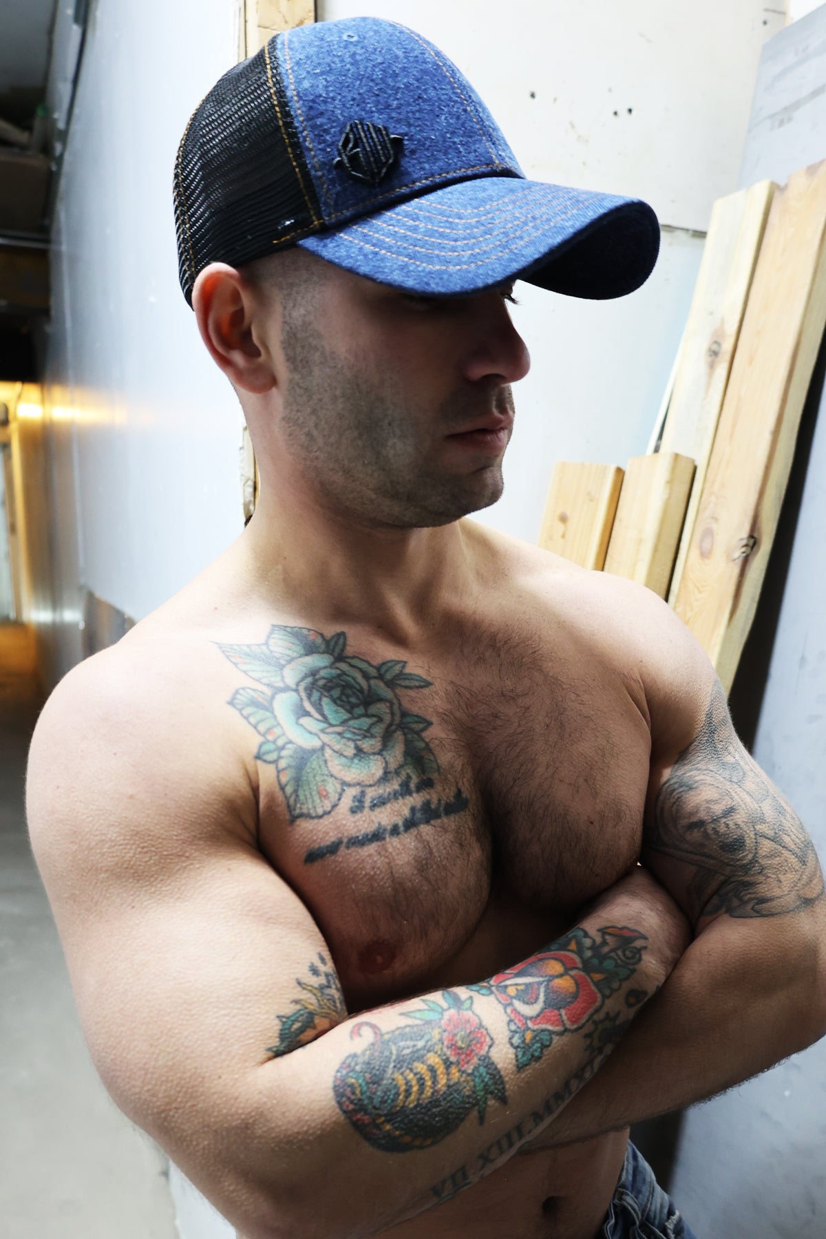 Breedwell Loaded Denim Trucker Hat