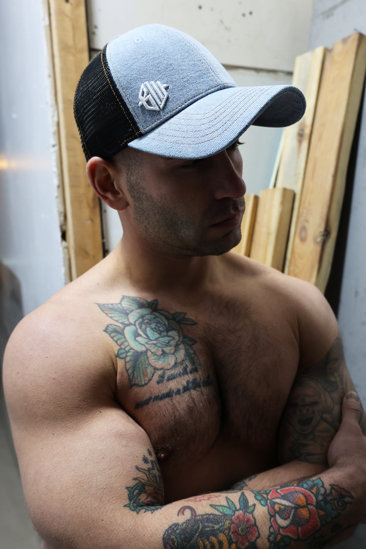 Breedwell Loaded Denim Trucker Hat
