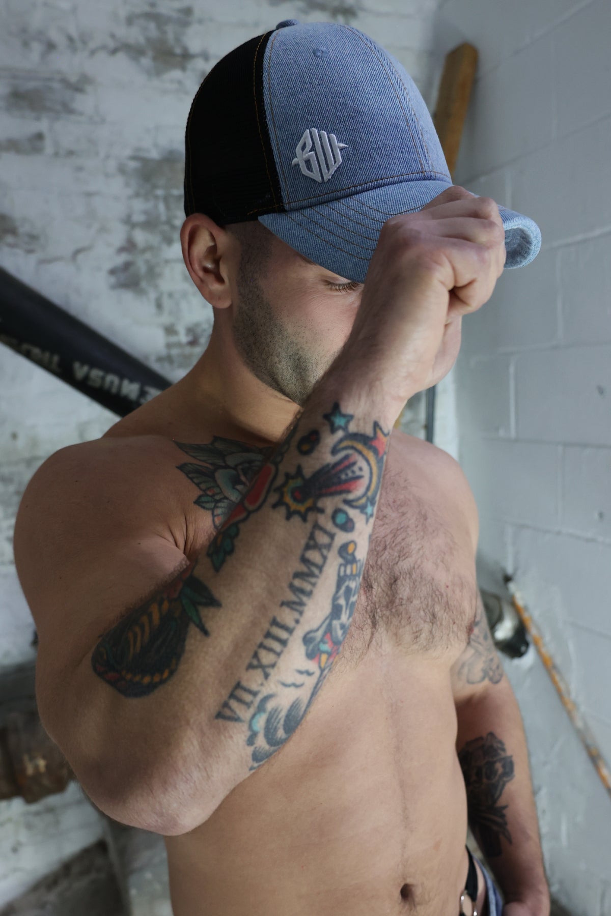Breedwell Loaded Denim Trucker Hat