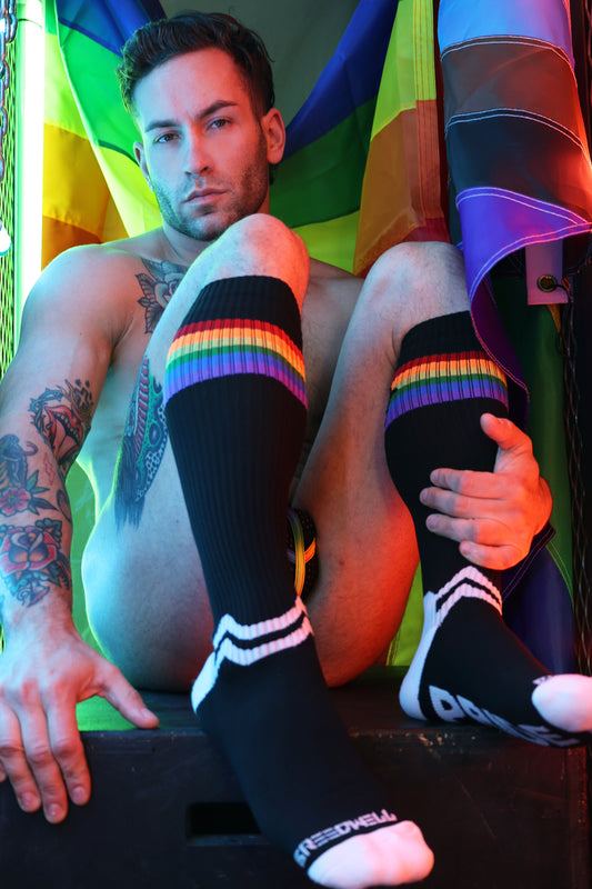 Breedwell Pride Socks in Rainbow