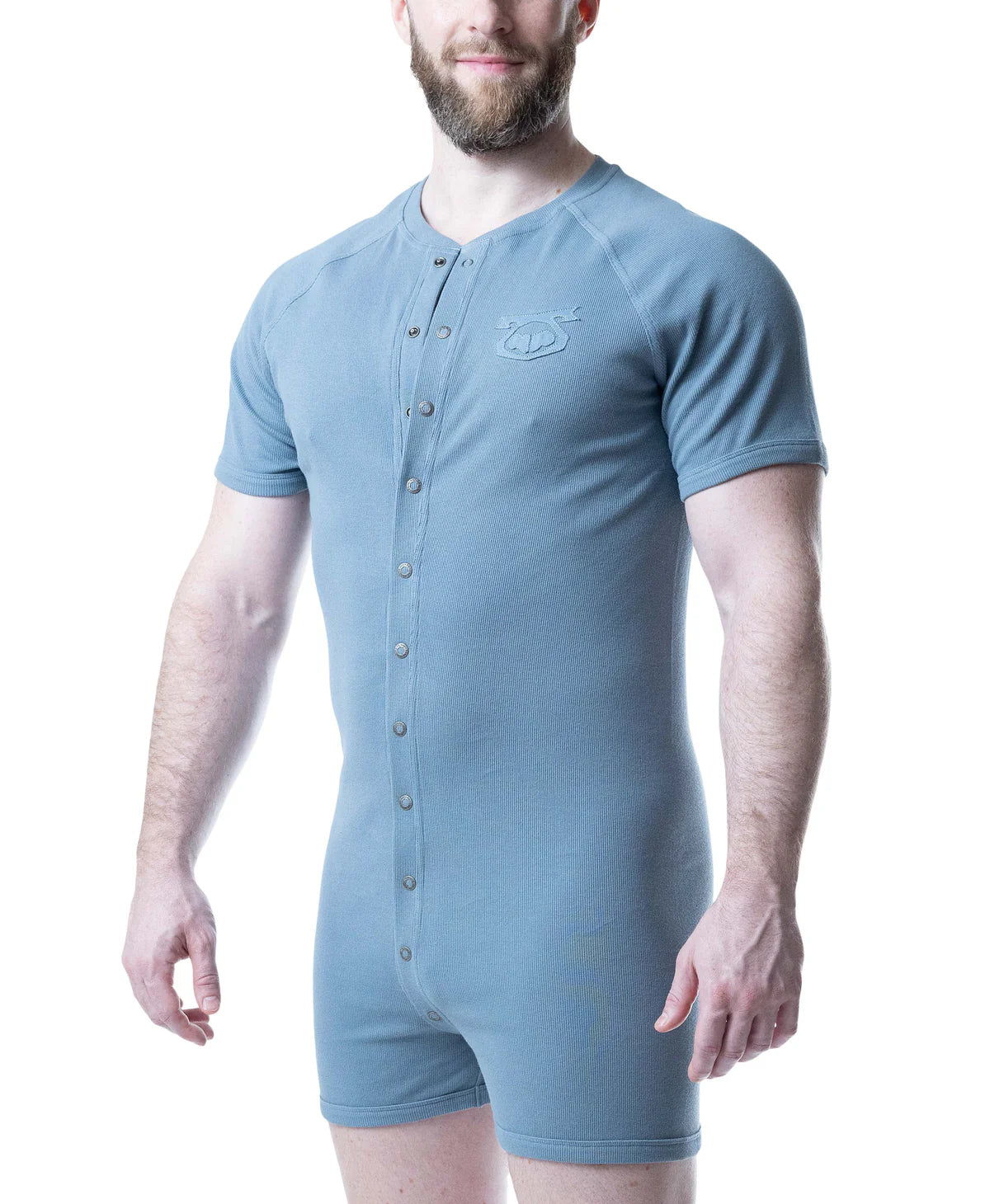 Nasty Pig Union Suit Cutoff in Mirage Blue