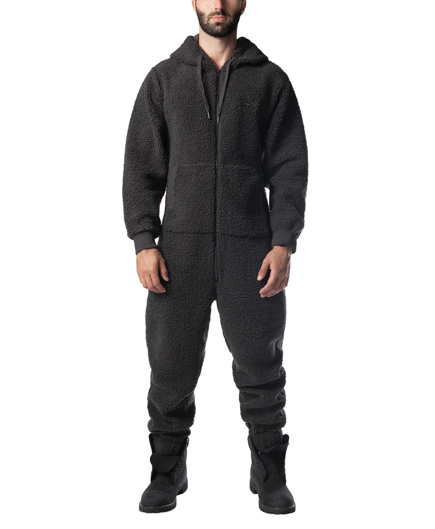 Nasty Pig Teddy Union Suit in Magnet Grey