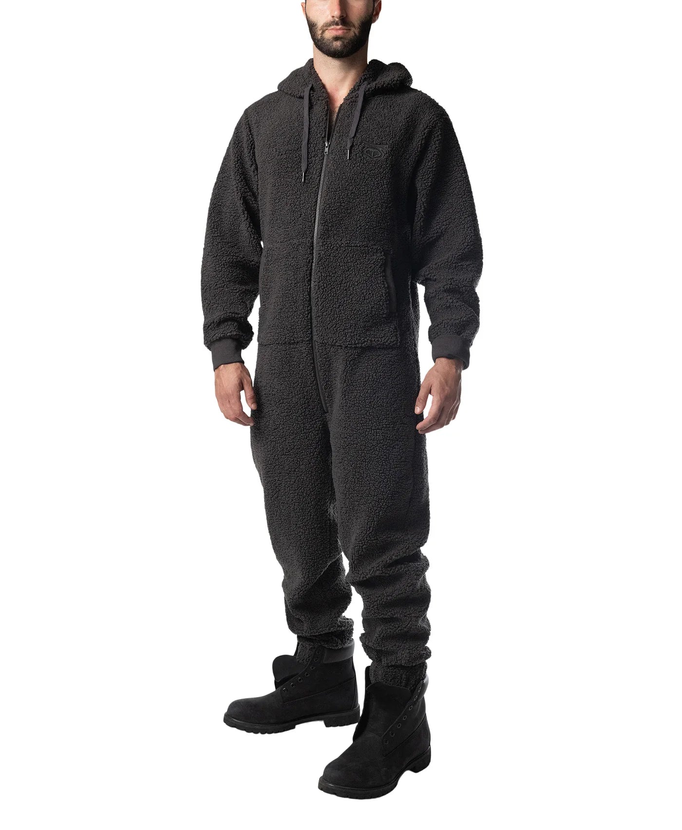 Nasty Pig Teddy Union Suit in Magnet Grey