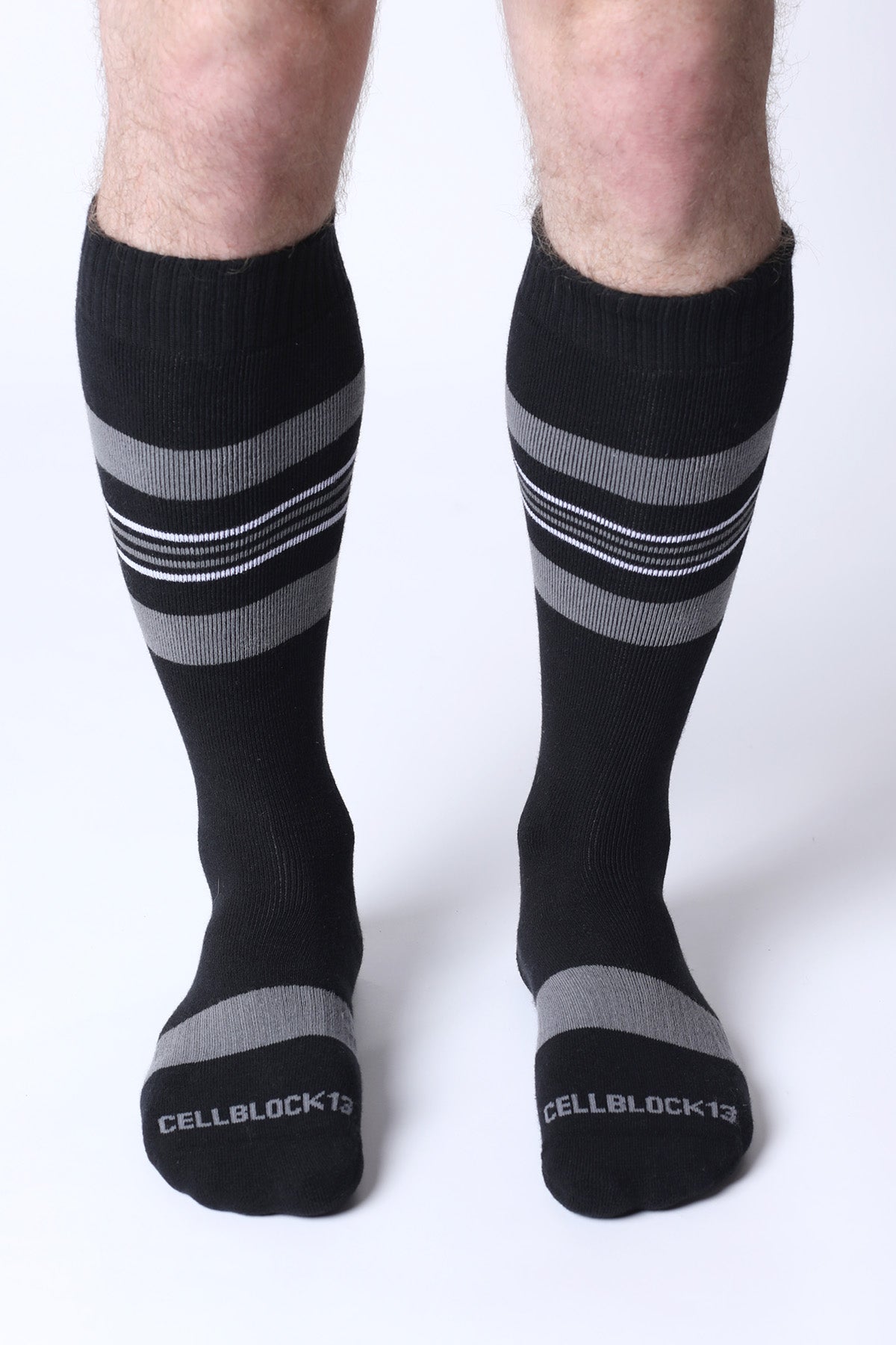 Cellblock 13 Tight End Knee High Shadow Socks