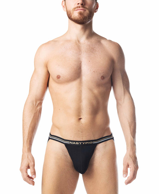 Nasty Pig Warm Up Jock Strap in Black