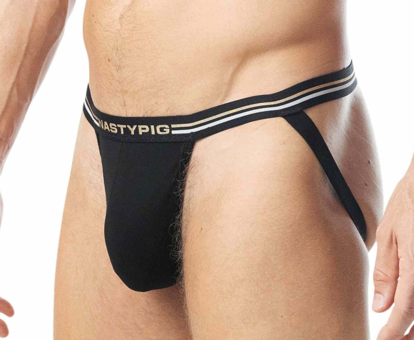 Nasty Pig Warm Up Jock Strap in Black