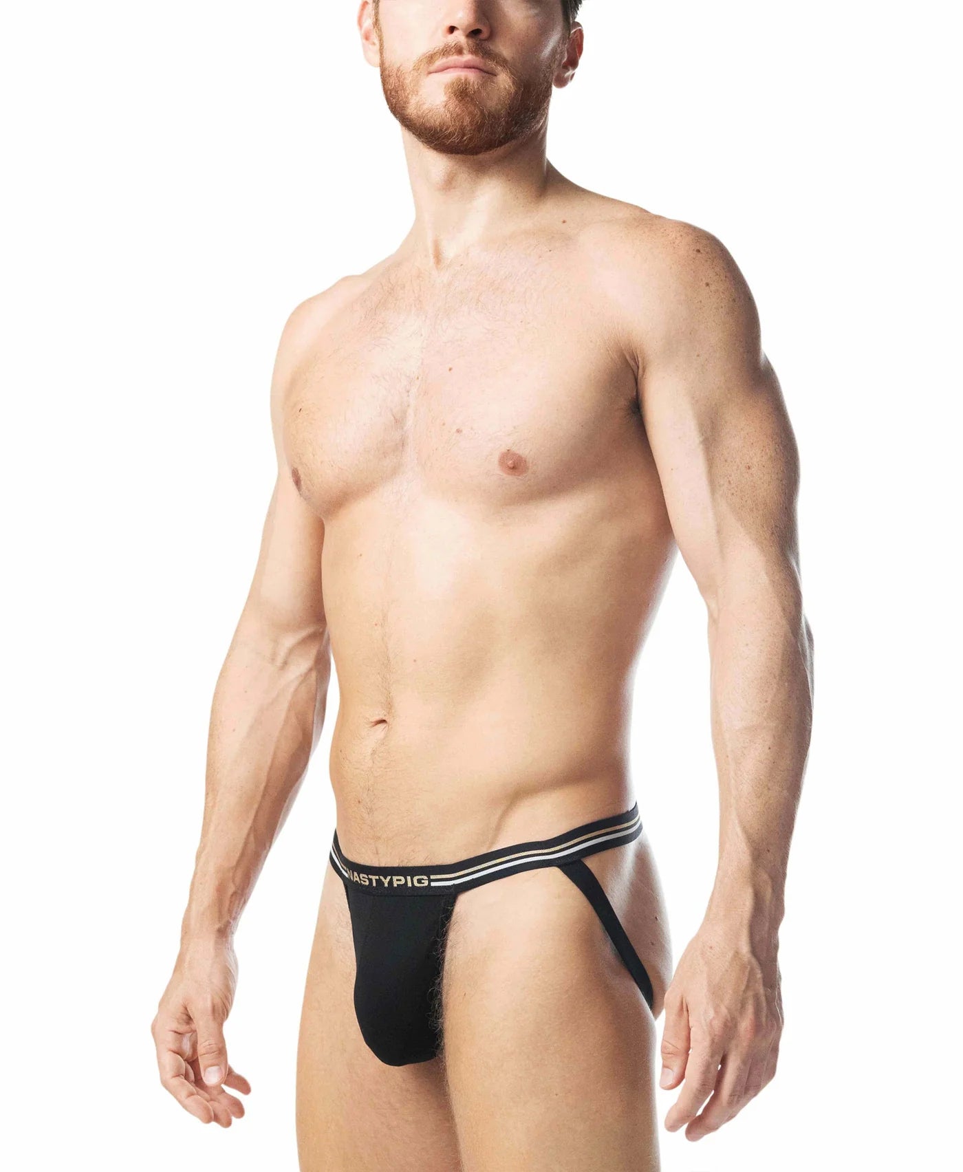 Nasty Pig Warm Up Jock Strap in Black