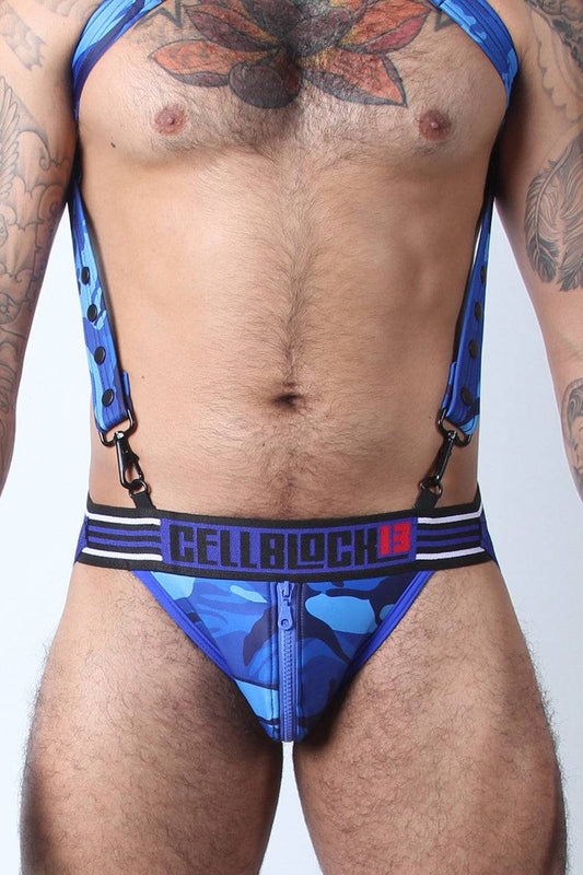 CellBlock Camo Cadet Zipper Jockstrap - Jockstraps.com