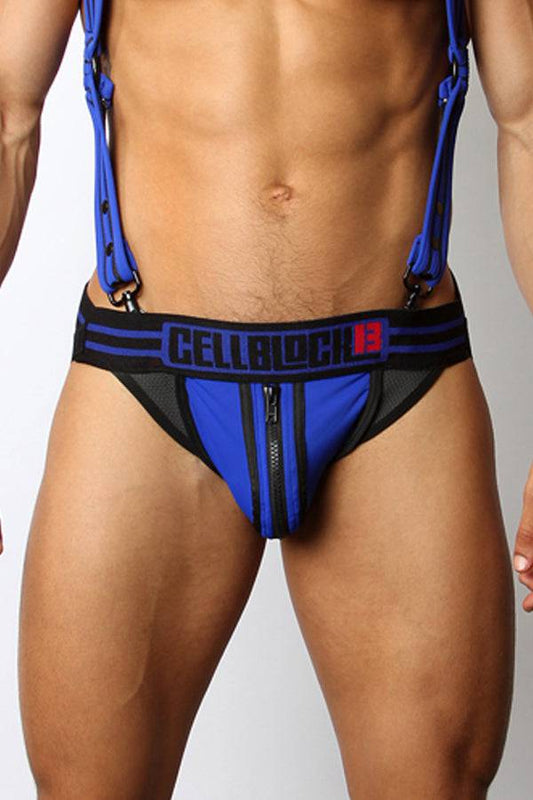 CellBlock Triple Threat Zipper Jockstrap - Jockstraps.com